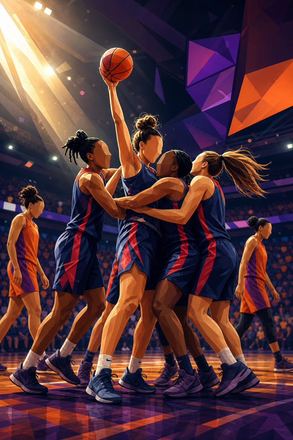 WNBA赛果:华盛顿神秘人80比73客胜凤凰城水星原创AI配图