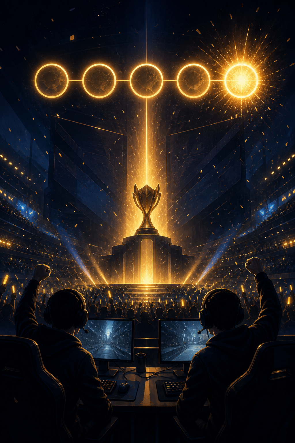 LPL季后赛:LGD鏖战五局3比2击败TES,晋级下一轮原创AI配图
