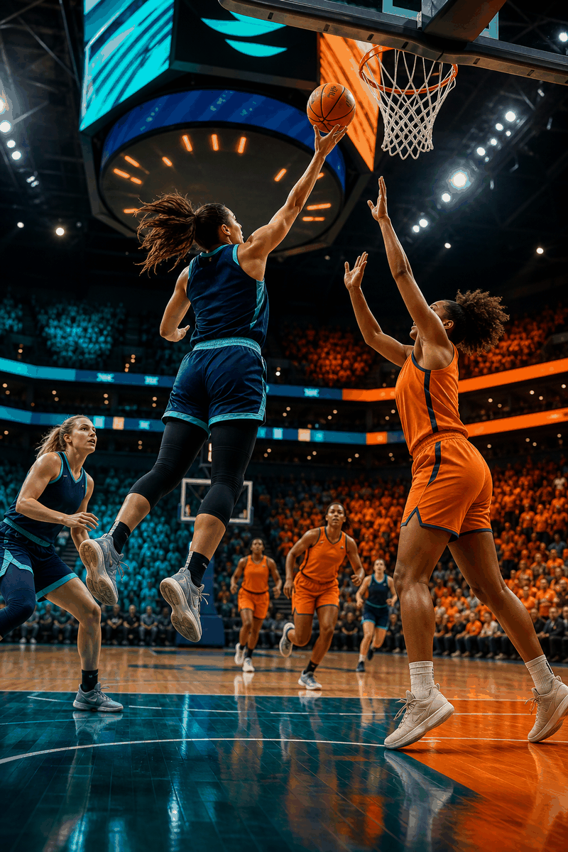 WNBA赛果：达拉斯飞翼97比71击败康涅狄格太阳原创AI配图